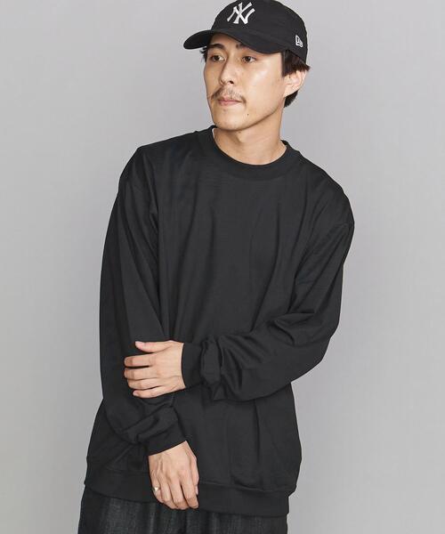 BEAUTY&YOUTH UNITED ARROWS（ビューティーアンドユースユナイテッドアローズ）の「BY ハイゲージ コットン スウェット クルーネック（Tシャツ/カットソー・メンズ・ホワイト/ブラック/ブラウン/グレー/コバルトブルー・S/M/L/XL）」の8枚目の写真