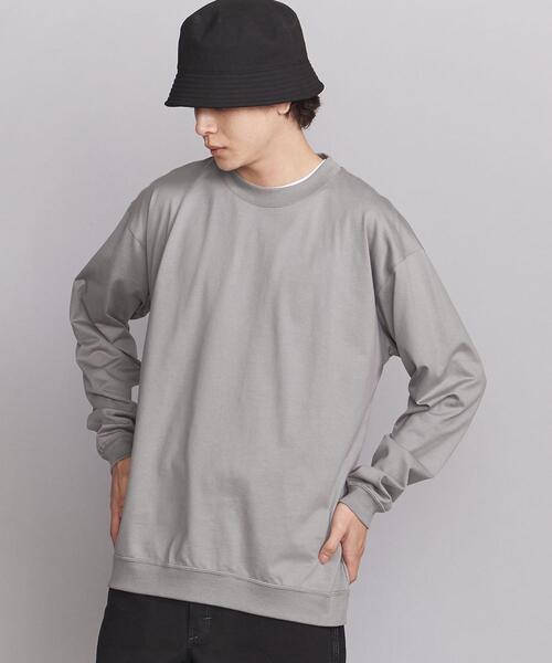 BEAUTY&YOUTH UNITED ARROWS(ビューティーアンドユースユナイテッドアローズ)の「BY ハイゲージ コットン スウェット クルーネック(Tシャツ/カットソー・メンズ・グレー/ブラック/ホワイト/ブラウン/コバルトブルー・L/M/S/XL)」の21枚目の写真