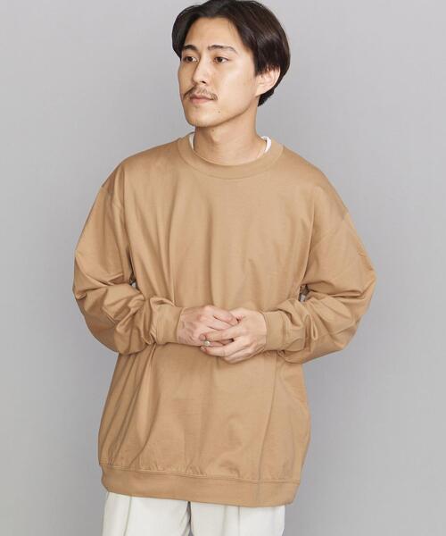 BEAUTY&YOUTH UNITED ARROWS(ビューティーアンドユースユナイテッドアローズ)の「BY ハイゲージ コットン スウェット クルーネック(Tシャツ/カットソー・メンズ・グレー/ブラック/ホワイト/ブラウン/コバルトブルー・L/M/S/XL)」の22枚目の写真