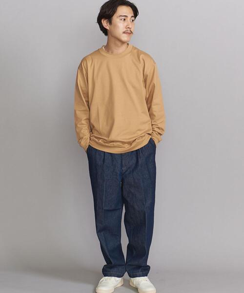 BEAUTY&YOUTH UNITED ARROWS(ビューティーアンドユースユナイテッドアローズ)の「BY ハイゲージ コットン スウェット クルーネック(Tシャツ/カットソー・メンズ・グレー/ブラック/ホワイト/ブラウン/コバルトブルー・L/M/S/XL)」の16枚目の写真