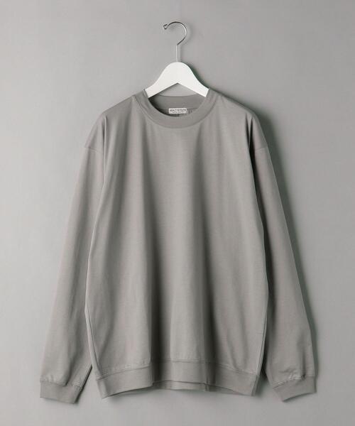 BEAUTY&YOUTH UNITED ARROWS(ビューティーアンドユースユナイテッドアローズ)の「BY ハイゲージ コットン スウェット クルーネック(Tシャツ/カットソー・メンズ・グレー/ブラック/ホワイト/ブラウン/コバルトブルー・L/M/S/XL)」の17枚目の写真