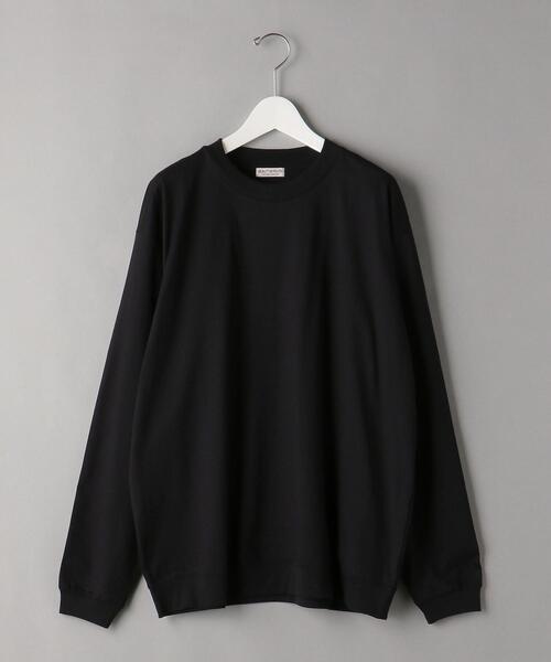 BEAUTY&YOUTH UNITED ARROWS(ビューティーアンドユースユナイテッドアローズ)の「BY ハイゲージ コットン スウェット クルーネック(Tシャツ/カットソー・メンズ・グレー/ブラック/ホワイト/ブラウン/コバルトブルー・L/M/S/XL)」の6枚目の写真