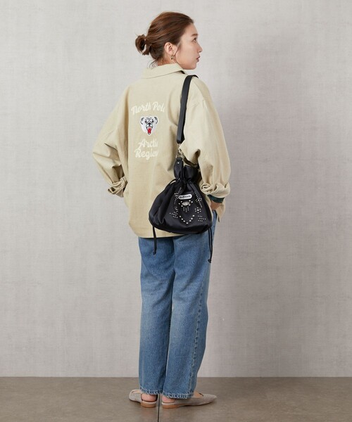 FREAK'S STORE（フリークスストア）の「▽【WEB限定】コーデュロイベアーブルゾン（その他アウター・レディース・ネイビー/ブラウン/ベージュ・ﾌﾘ-）」の16枚目の写真