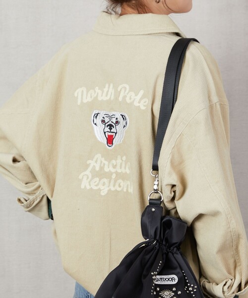 FREAK'S STORE（フリークスストア）の「▽【WEB限定】コーデュロイベアーブルゾン（その他アウター・レディース・ネイビー/ブラウン/ベージュ・ﾌﾘ-）」の20枚目の写真