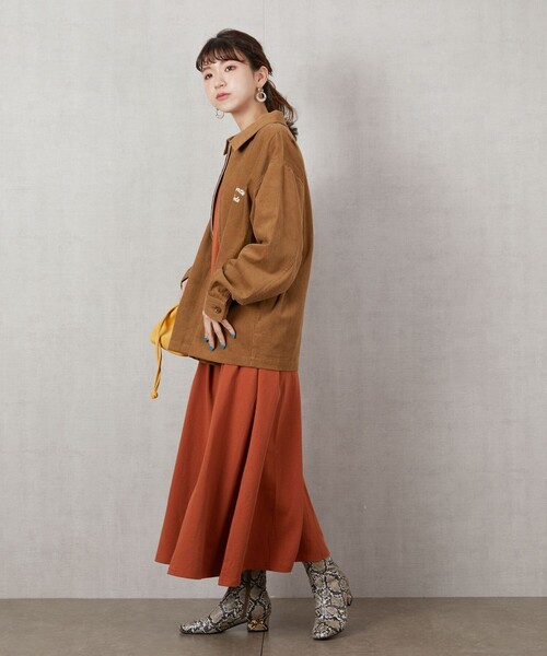 FREAK'S STORE（フリークスストア）の「▽【WEB限定】コーデュロイベアーブルゾン（その他アウター・レディース・ネイビー/ブラウン/ベージュ・ﾌﾘ-）」の5枚目の写真