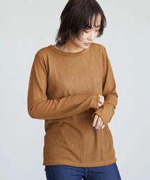 ・SUGAR SPOON シアーストライプロンT＊