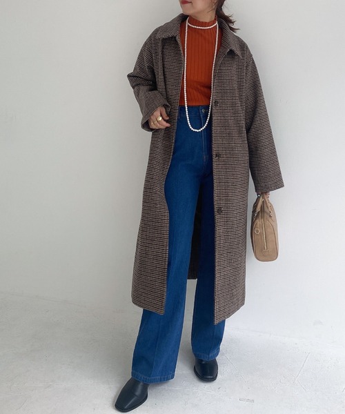 archives（アルシーヴ）の「ステンカラーコート（ステンカラーコート・レディース・グレー/ブラウン/ベージュ/グレイッシュベージュ・MEDIUM）」の8枚目の写真