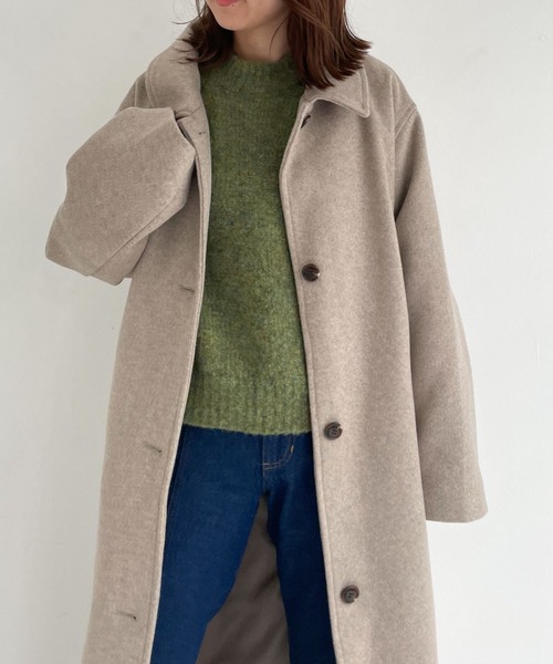 archives（アルシーヴ）の「ステンカラーコート（ステンカラーコート・レディース・グレー/ブラウン/ベージュ/グレイッシュベージュ・MEDIUM）」の22枚目の写真