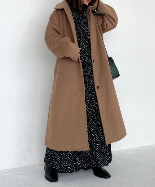 archives（アルシーヴ）の「ステンカラーコート（ステンカラーコート・レディース・グレー/ブラウン/ベージュ/グレイッシュベージュ・MEDIUM）」の13枚目の写真