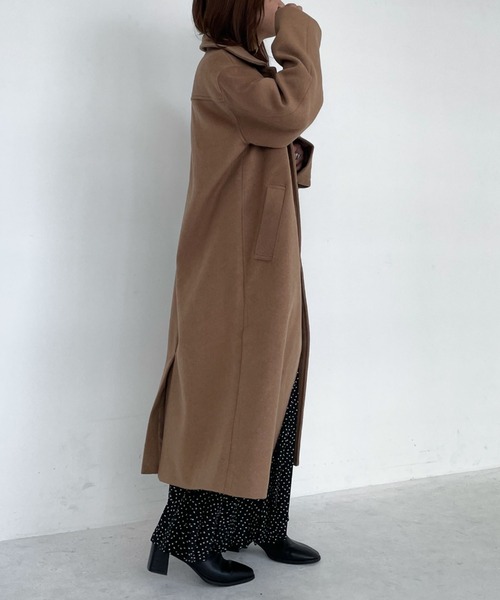 archives（アルシーヴ）の「ステンカラーコート（ステンカラーコート・レディース・グレー/ブラウン/ベージュ/グレイッシュベージュ・MEDIUM）」の10枚目の写真