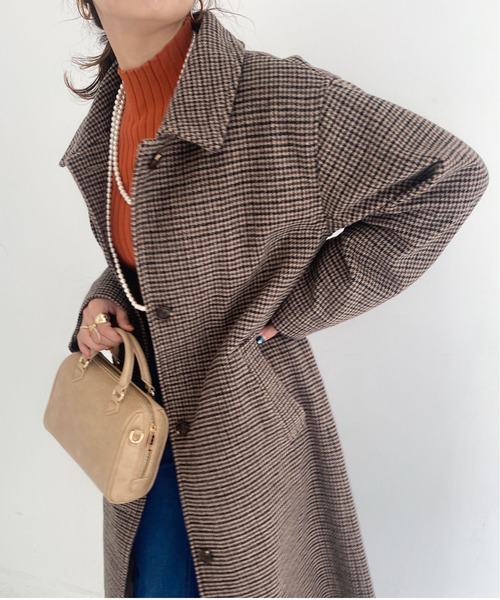 archives（アルシーヴ）の「ステンカラーコート（ステンカラーコート・レディース・グレー/ブラウン/ベージュ/グレイッシュベージュ・MEDIUM）」の14枚目の写真