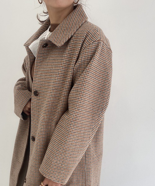 archives（アルシーヴ）の「ステンカラーコート（ステンカラーコート・レディース・グレー/ブラウン/ベージュ/グレイッシュベージュ・MEDIUM）」の19枚目の写真