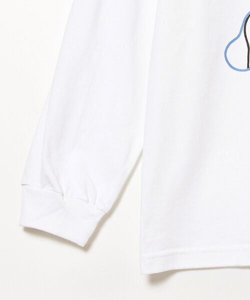 Ray BEAMS（レイビームス）の「Ray BEAMS / STOMACHACHE. ロングスリーブ（Tシャツ/カットソー・レディース・ホワイト・ONE SIZE）」の4枚目の写真