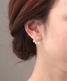 パールバックキャッチピアス