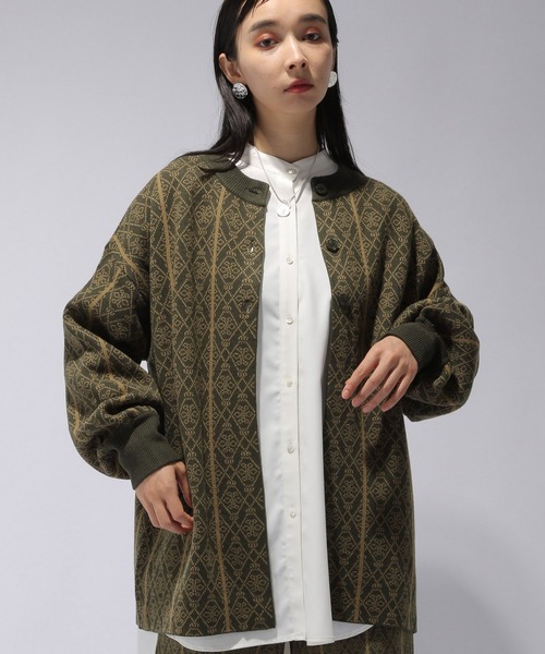 HARE（ハレ）の「2WAYスリットニットカーディガン(HARE