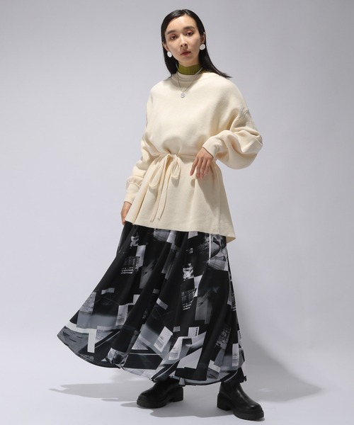 HARE 2WAYスリットニットカーディガン　ブラック　新品未使用 HARE（ハレ）の「2WAYスリットニットカーディガン(HARE
