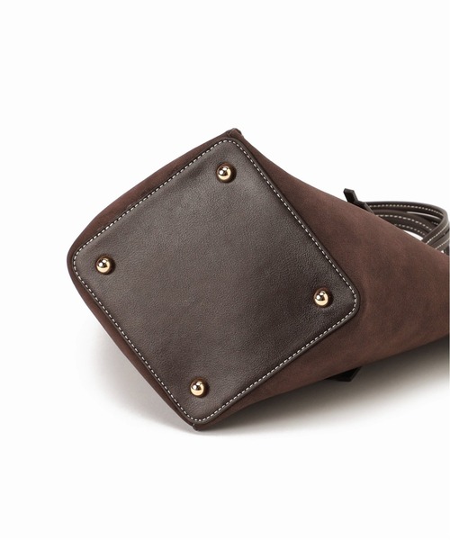 LE TALON（ルタロン）の「LE TALON カガリトート◆（トートバッグ・レディース・ブラウン/アイボリー/ネイビー・FREE）」の6枚目の写真