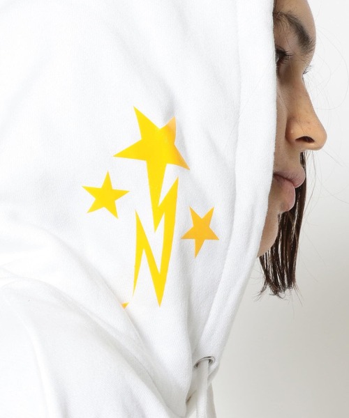 amok（アモク）の「【別注】amok /アモク/COLLEGE GIRL PK（パーカー・メンズ・ブラック/ブルー/ホワイト・MEDIUM/LARGE）」の9枚目の写真