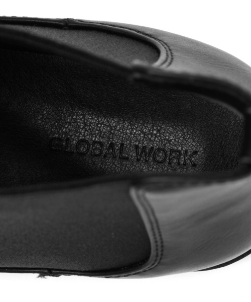 GLOBAL WORK(グローバルワーク)の「らくっション撥水サイドゴアブーツ/228894(ブーツ・レディース・ダークブラウン/ブラック・MEDIUM/LARGE/SMALL)」の12枚目の写真