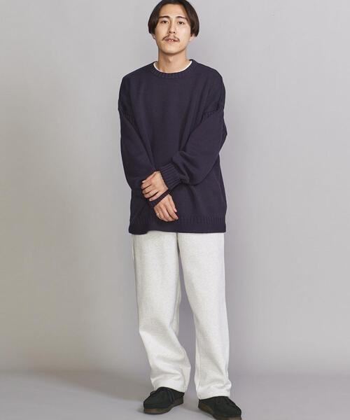 BEAUTY&YOUTH UNITED ARROWS（ビューティーアンドユースユナイテッドアローズ）の「BY スウェット アジャスト バギー イージーパンツ（スウェットパンツ・メンズ・ライトグレー/ブラック・S/XL/M/L）」の9枚目の写真