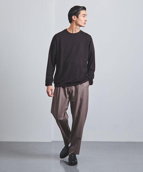 UNITED ARROWS(ユナイテッドアローズ)の「<UNITED ARROWS> ウール ロングスリーブ ニット Tシャツ(ニット/セーター・メンズ・ダークグリーン/ダークブラウン/ロイヤルブルー/オレンジ/ネイビー・S/M/L/XL)」の12枚目の写真