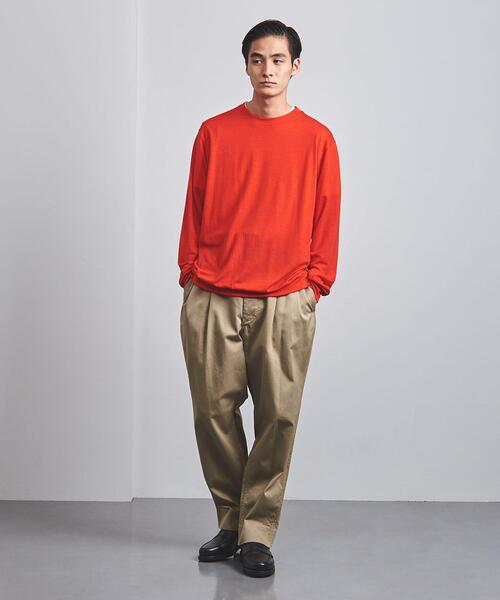 UNITED ARROWS(ユナイテッドアローズ)の「<UNITED ARROWS> ウール ロングスリーブ ニット Tシャツ(ニット/セーター・メンズ・ダークグリーン/ダークブラウン/ロイヤルブルー/オレンジ/ネイビー・S/M/L/XL)」の15枚目の写真