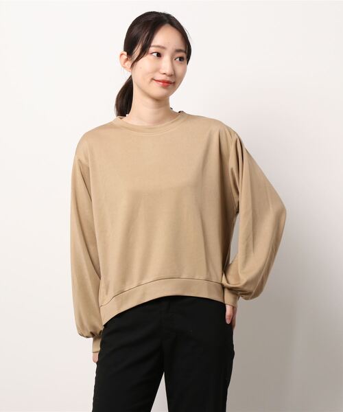 KOBE LETTUCE（コウベレタス）の「[ 選べる3タイプ ] ポンチプルオーバー（その他トップス・レディース・ベージュ/オフホワイト/ボルドー/ホワイト系/ホワイト系1/ベージュ系/ベージュ系1/レッド系/レッド系1/ブラック系2/ブラック系/ブラック・1/2/3）」の9枚目の写真
