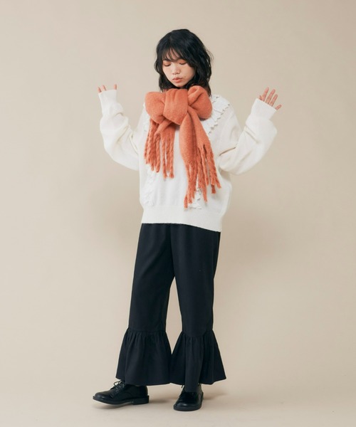 MERLOT（メルロー）の「裾フリルパンツ（その他パンツ）」 - WEAR