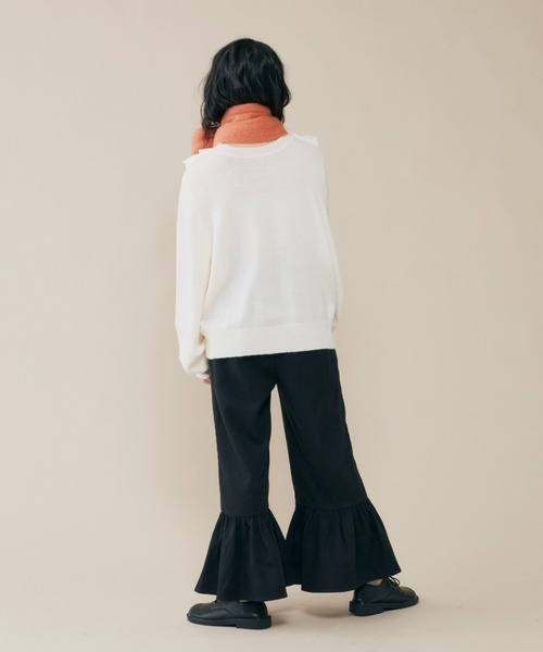MERLOT(メルロー)の「裾フリルパンツ(その他パンツ・レディース・ブラック/ナチュラル・FREE)」の16枚目の写真