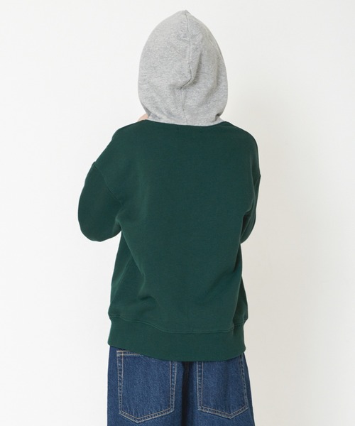 NAUTICA（ノーティカ）の「【NAUTICA/ノーティカ】アップリケロゴ裏毛パーカー（パーカー・キッズ・レッド/ダークグリーン/杢グレー/ネイビー/アイボリー・130/140/150/120）」の21枚目の写真