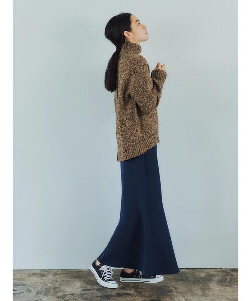 GARAGE OF GOOD CLOTHING（ガレージオブグッドクロージング）の「ミックスタートルニットプルオーバー＊（ニット/セーター・レディース・ブラック/マスタード/グリーン・FREE）」の17枚目の写真