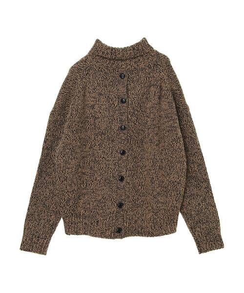 GARAGE OF GOOD CLOTHING（ガレージオブグッドクロージング）の「ミックスタートルニットプルオーバー＊（ニット/セーター・レディース・ブラック/マスタード/グリーン・FREE）」の21枚目の写真