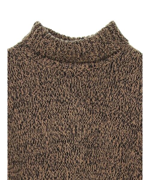 GARAGE OF GOOD CLOTHING（ガレージオブグッドクロージング）の「ミックスタートルニットプルオーバー＊（ニット/セーター・レディース・ブラック/マスタード/グリーン・FREE）」の22枚目の写真