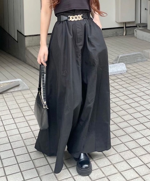 ROYAL PARTY（ロイヤルパーティー）の「ベルト付ワイドスカート