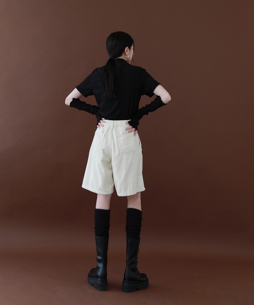 MARNI❣️アームウォーマー ダークグレー リブニット Chico（チコ）の「【2022AW】リブアームウォーマーハイネック