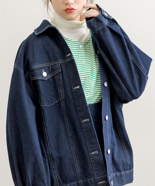 OLIVE des OLIVE（オリーブデオリーブ）の「メロウリブタートル（Tシャツ/カットソー・レディース・ブラック/オフホワイト・FREE）」の14枚目の写真