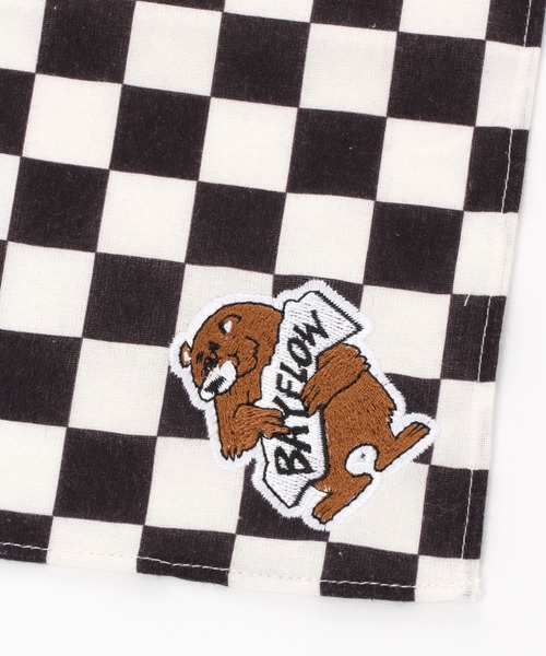 BAYFLOW（ベイフロー）の「【LOOSEMAN×BAYFLOW】バンダナハンカチ（バンダナ/スカーフ・レディース・ブラック/ライトブルー・0）」の5枚目の写真