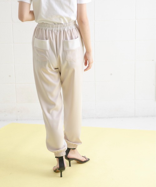 Eimee Law（エイミーロウ）の「バック切り替えジョガーパンツ