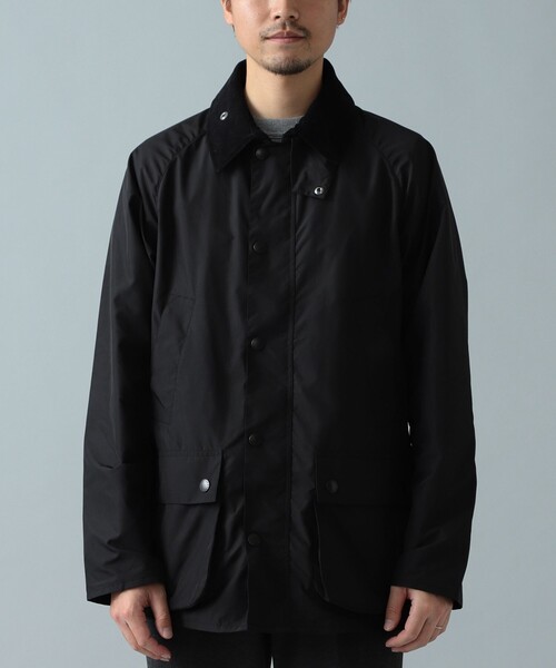 Barbour（バブアー）の「Barbour × BEAMS F / 別注 BEDALE SL シェイプメモリー ジャケット（ブルゾン・メンズ・セージグリーン/ブラック・40/38/34/36/42）」の5枚目の写真