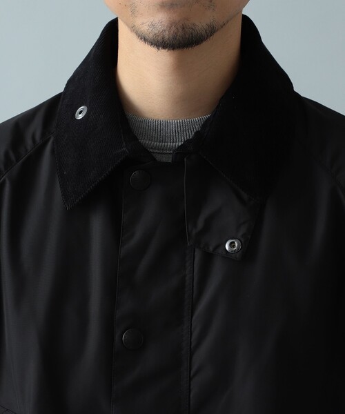 Barbour（バブアー）の「Barbour × BEAMS F / 別注 BEDALE SL シェイプメモリー ジャケット（ブルゾン・メンズ・セージグリーン/ブラック・40/38/34/36/42）」の8枚目の写真