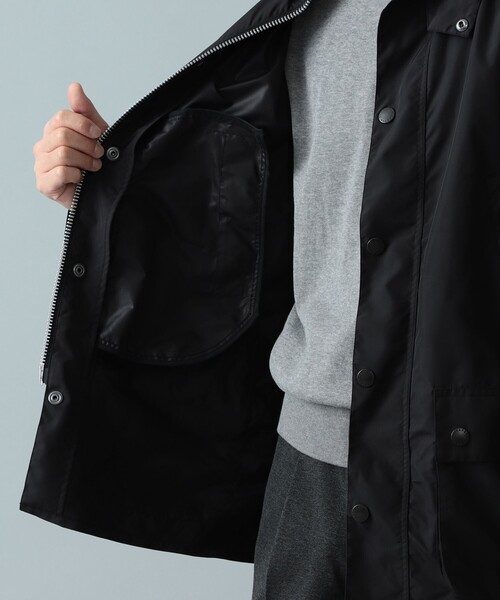 Barbour（バブアー）の「Barbour × BEAMS F / 別注 BEDALE SL シェイプメモリー ジャケット（ブルゾン・メンズ・セージグリーン/ブラック・40/38/34/36/42）」の12枚目の写真