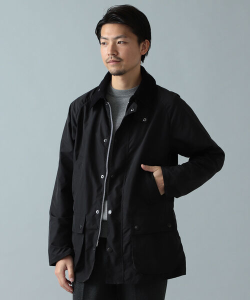 Barbour（バブアー）の「Barbour × BEAMS F / 別注 BEDALE SL シェイプメモリー ジャケット（ブルゾン・メンズ・セージグリーン/ブラック・40/38/34/36/42）」の22枚目の写真