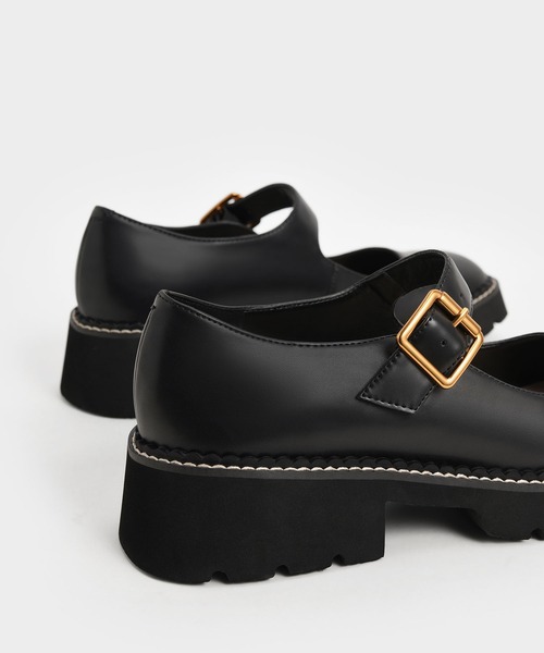 CHARLES & KEITH(チャールズ & キース)の「メタリックバックル メリージェーンシューズ / Metallic Buckle Mary Jane Shoes(パンプス・レディース・ブラック/オフホワイト/ライトブラウン/マルチ・22.5cm/23cm/23.5cm/24.5cm/25cm/25.5cm)」の16枚目の写真