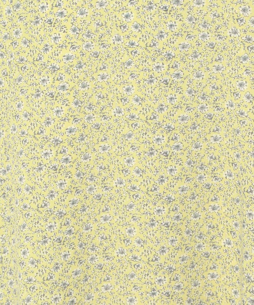 mysty woman（ミスティウーマン）の「ワンピース風のセットアップコーデも　ソフト花柄マーメイドスカート 266549（スカート・レディース・ブラック/イエロー/ライトベージュ・FREE）」の16枚目の写真