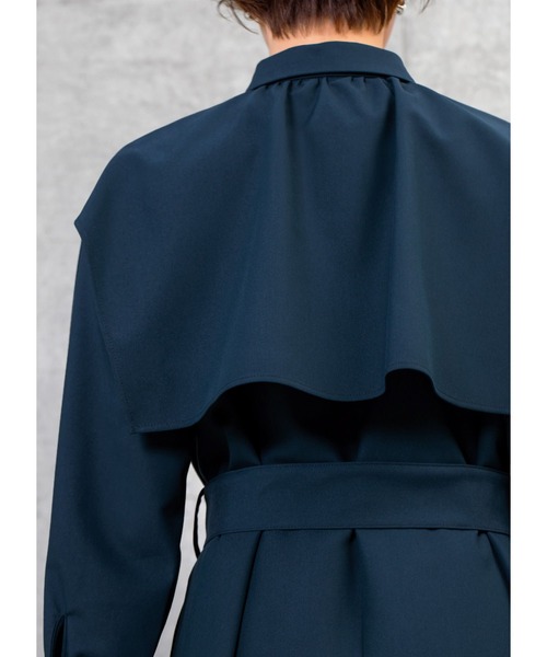 STYLE DELI(スタイルデリ)の「胸元フラップベルト付きワンピース(ワンピース・レディース・ブルー系その他/バーガンディー・01/02)」の9枚目の写真