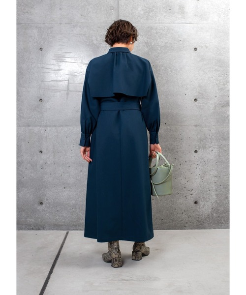 STYLE DELI(スタイルデリ)の「胸元フラップベルト付きワンピース(ワンピース・レディース・ブルー系その他/バーガンディー・01/02)」の16枚目の写真