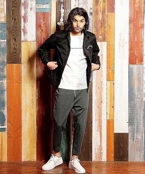 RATTLE TRAP（ラトルトラップ）の「ストライプイージーパンツ（その他パンツ・メンズ・ブラック/トップグレー・S/M/L）」の4枚目の写真