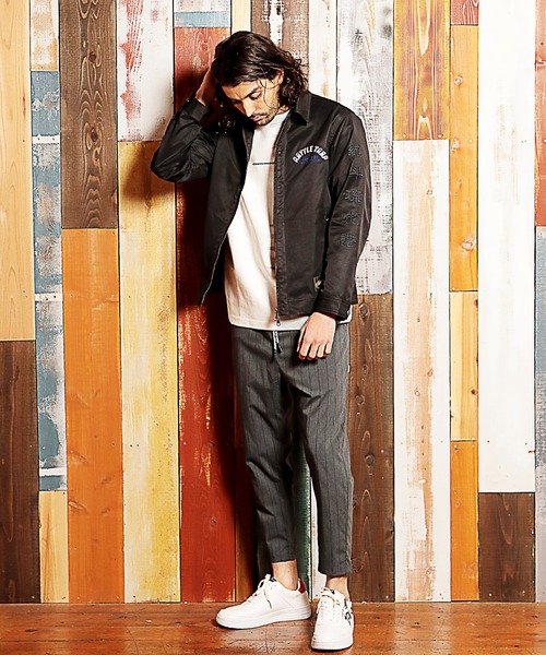 RATTLE TRAP（ラトルトラップ）の「ストライプイージーパンツ（その他パンツ・メンズ・ブラック/トップグレー・S/M/L）」の6枚目の写真