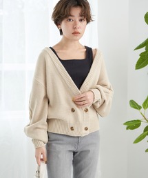 earth music&ecology | 袖ケーブルカーディガン＊(カーディガン/ボレロ)