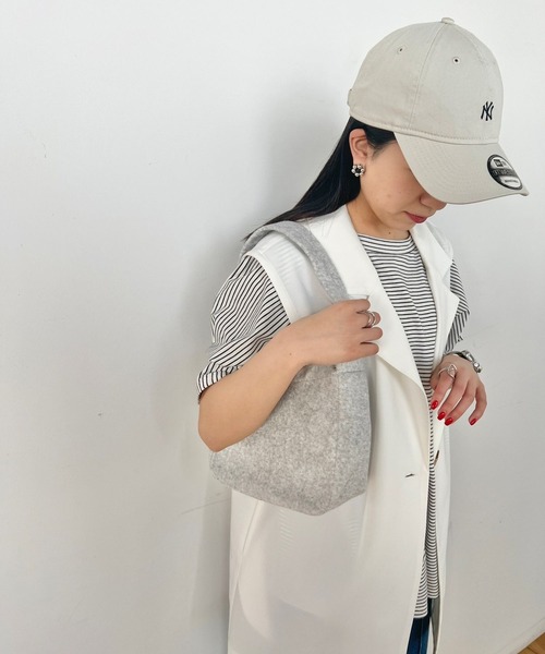 NEW ERA(ニューエラ)の「MP NEWERA CAP(キャップ・レディース・ベージュ/ホワイト系その他/ブラック系その他/ネイビー・FREE)」の5枚目の写真